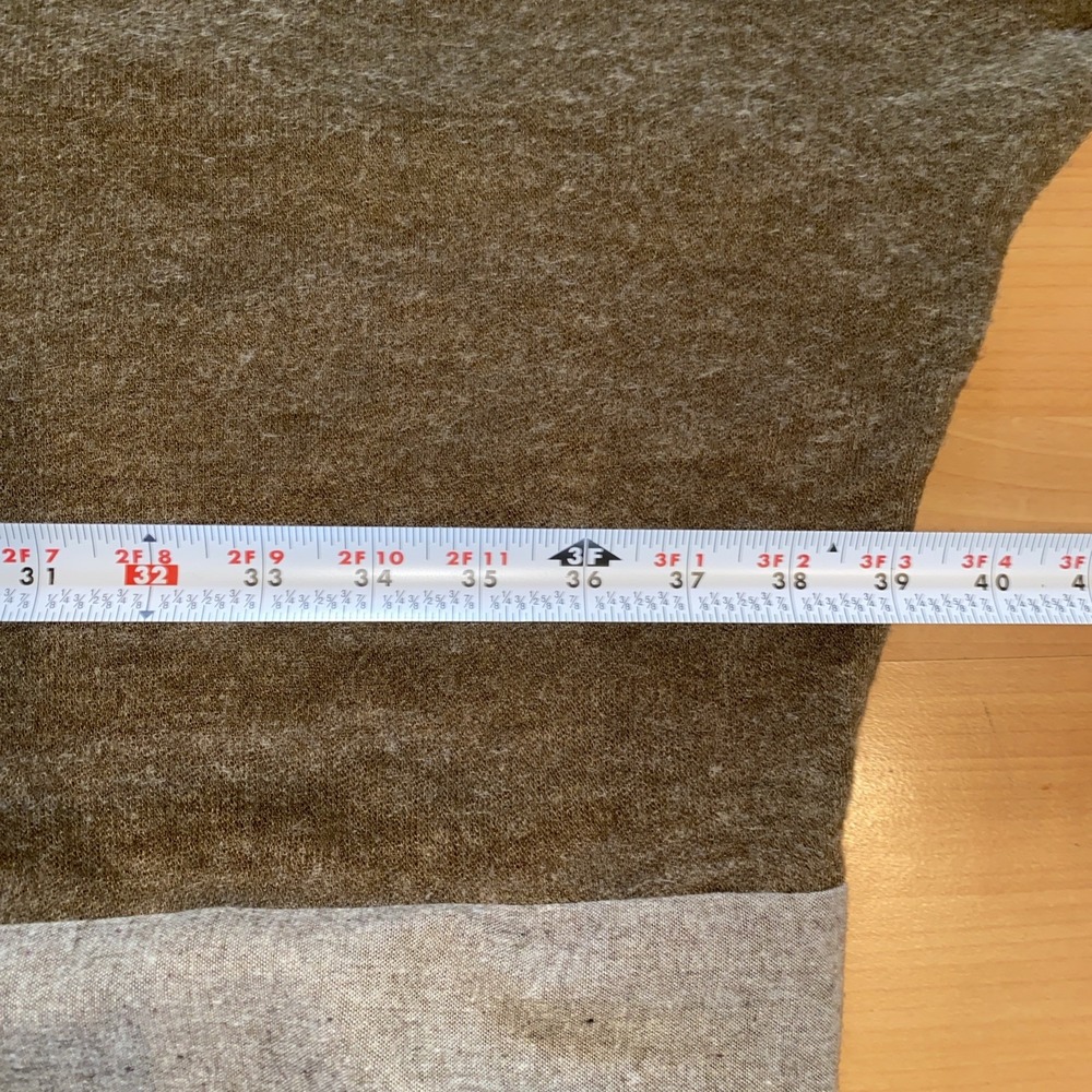 Lupilien Brown Linen Wool Button Front Shirt Jacket Lagenlook Art To Wear Size F - Picture 10 of 12